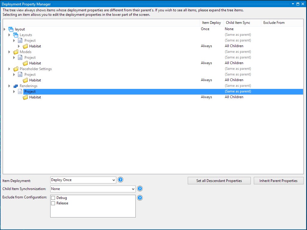 TDS Sitecore Deployment Property Manager